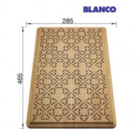 MEDIDAS TABLA DE CORTE CON ORNAMENTO BLANCO